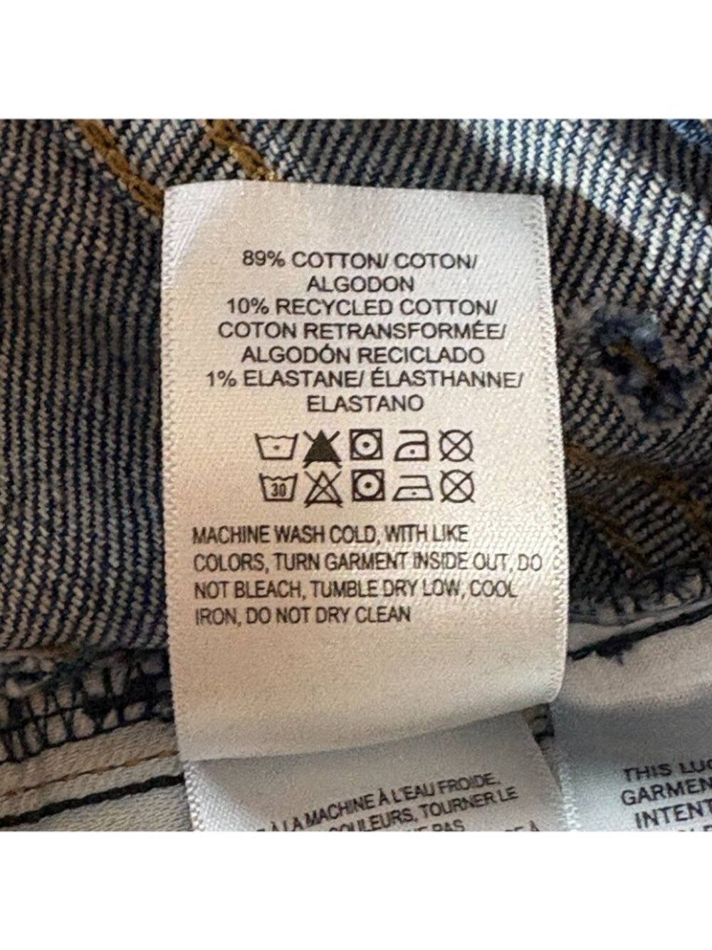 NEW Lucky Brand Boy Jeans Womens 8 29R Mid Rise Relaxed Straight Stretch - Picture 9 of 12